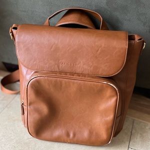 JJ Cole Brookmont diaper bag Color: Cognac